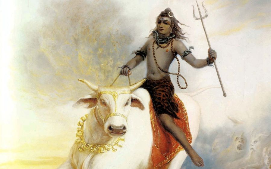 [Image of Nandi, bull vahana of Lord Shiva]